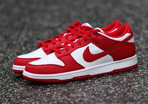 nike dunks red white|Nike dunk white university red.